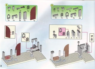 Brick 305 - инструкция по сборке конструктора "Пиратский замок" (Лего-совместимый)