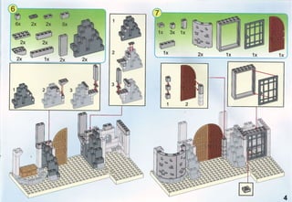 Brick 305 - инструкция по сборке конструктора "Пиратский замок" (Лего-совместимый)