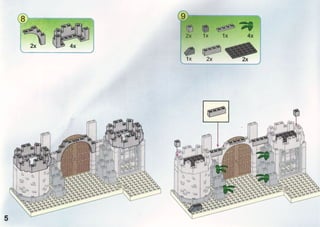 Brick 305 - инструкция по сборке конструктора "Пиратский замок" (Лего-совместимый)