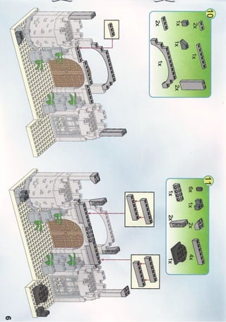 Brick 305 - инструкция по сборке конструктора "Пиратский замок" (Лего-совместимый)