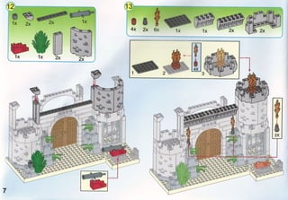 Brick 305 - инструкция по сборке конструктора "Пиратский замок" (Лего-совместимый)