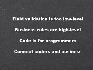 Business Rules with Brick