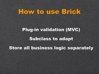 Business Rules with Brick