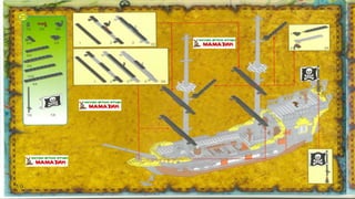 Инструкция по сборке конструктора Brick арт. 308 Черная Жемчужина из серии Pirates (Пираты)