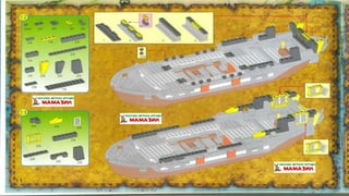 Инструкция по сборке конструктора Brick арт. 308 Черная Жемчужина из серии Pirates (Пираты)