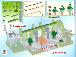 Инструкция по сборке конструктора Brick арт. 825 "Штабквартира"