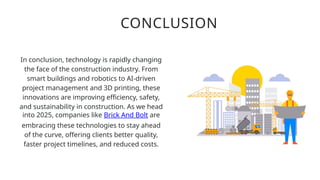 Brick And Bolt - How Construction Technology is Changing the Industry ...