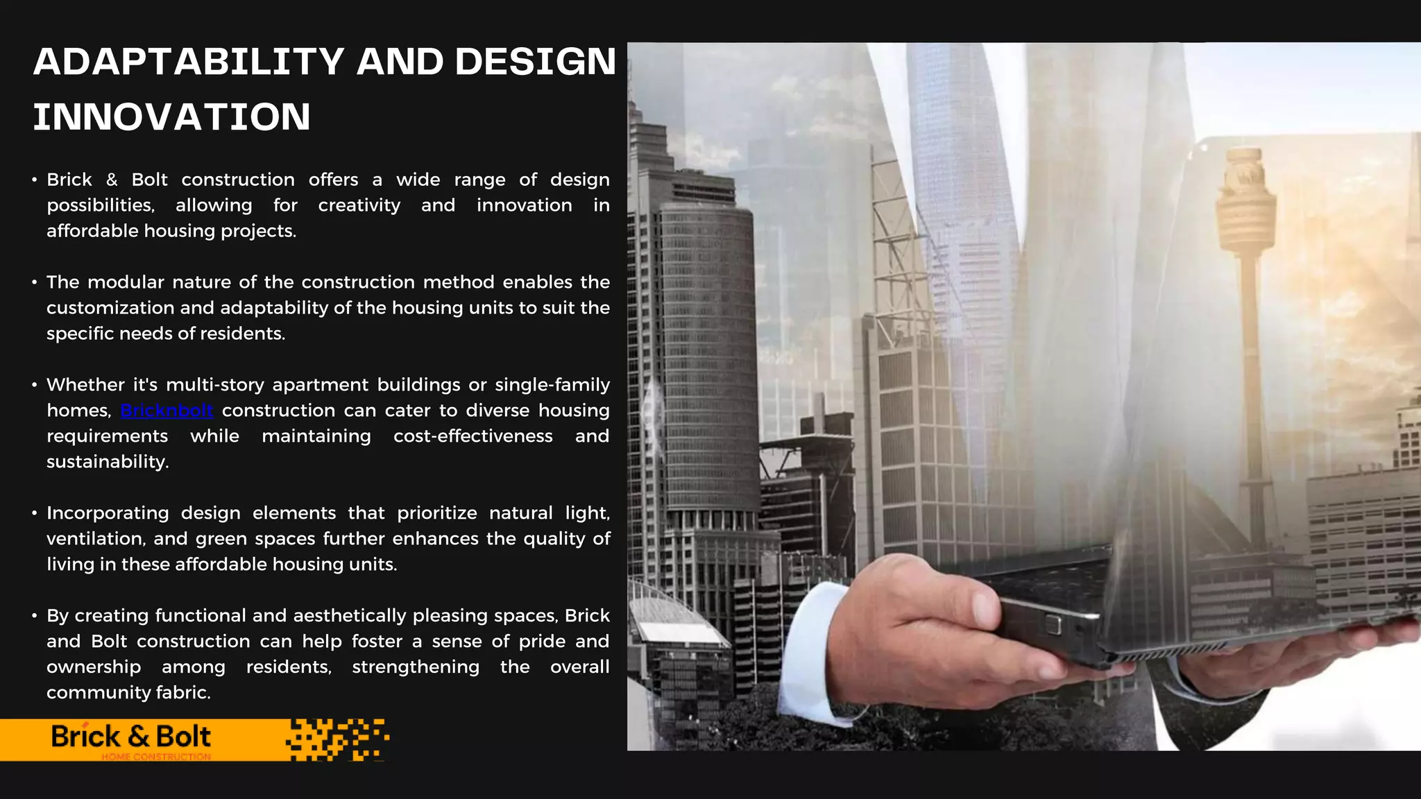BRICK AND BOLT CONSTRUCTION : A SUSTAINABLE SOLUTION FOR AFFORDABLE ...