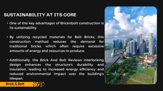 BRICK AND BOLT CONSTRUCTION : A SUSTAINABLE SOLUTION FOR AFFORDABLE ...