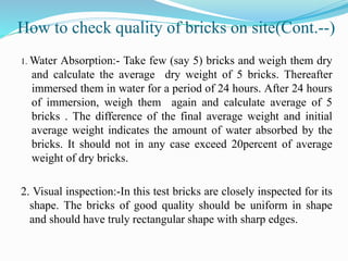 Brick as building materials | PPTX