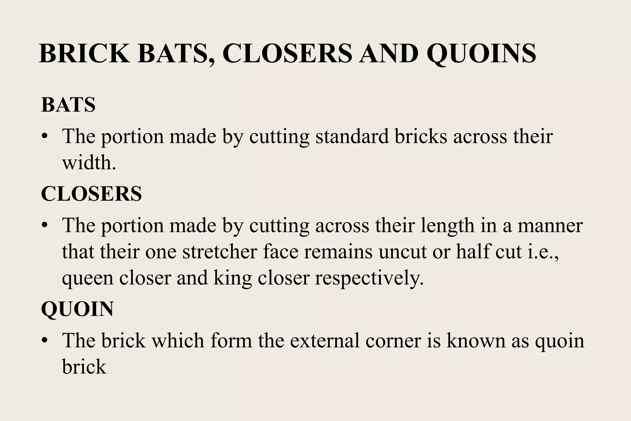 Brick bonds | PPTX