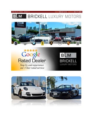 Miami Luxury Cars | Brickell luxury motors 