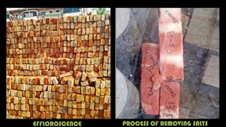 PROCESS OF REMOVING SALTSEFFLOROSCENCE
 