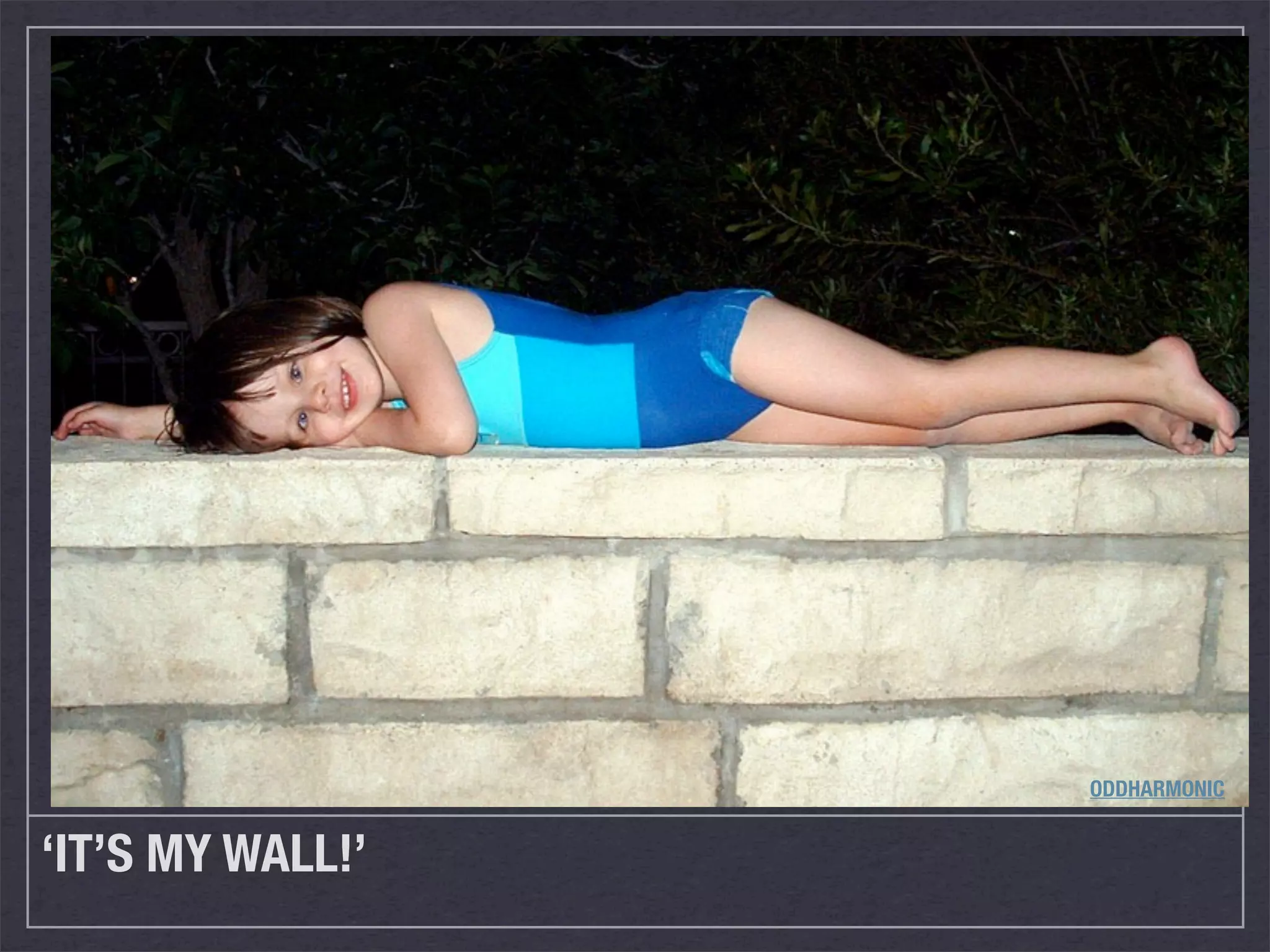 ODDHARMONIC


‘IT’S MY WALL!’
 