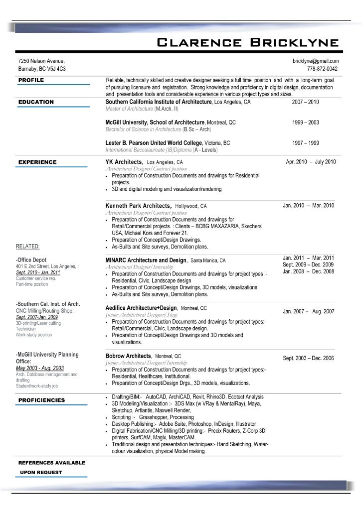 examples of skills resume