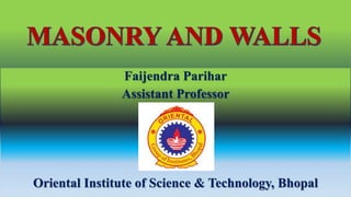 Faijendra Parihar
Assistant Professor
Oriental Institute of Science & Technology, Bhopal
 