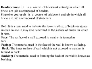 Brick Masonry.pptx on brick measurement final | PPTX
