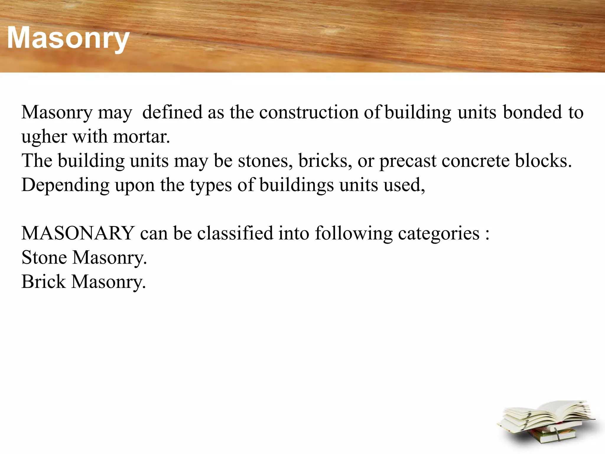 Brick masonry and stone masonry | PDF