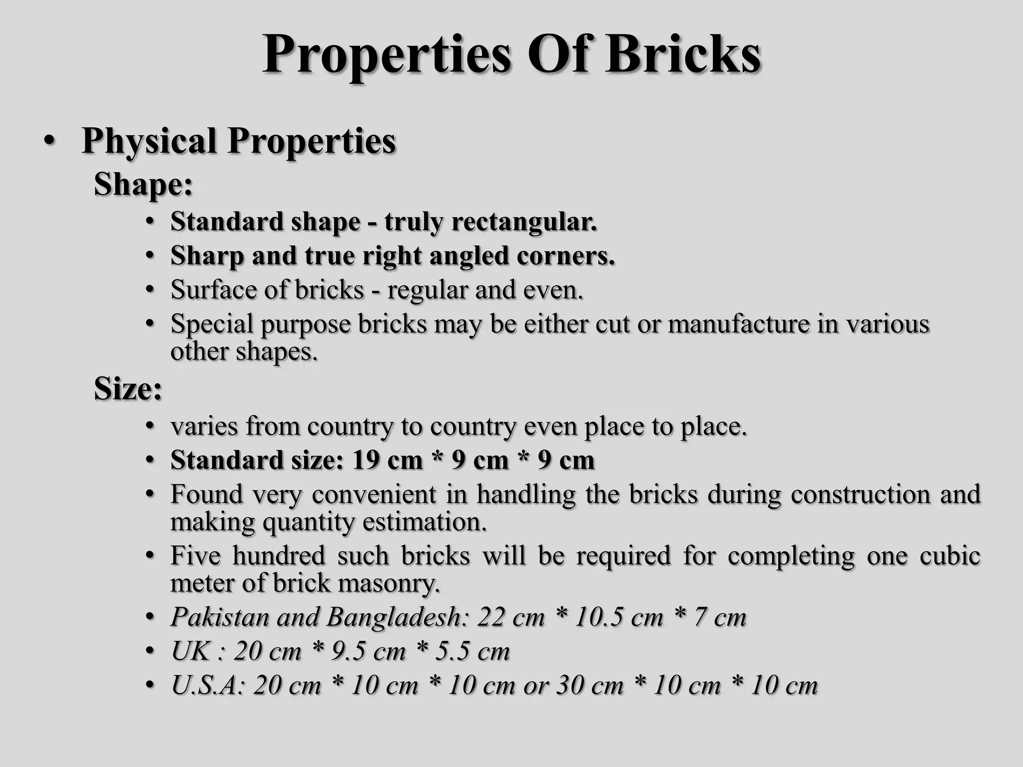 Bricks