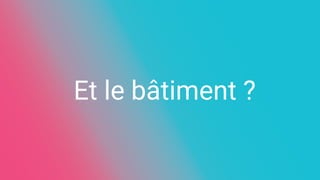 Et le bâtiment ?
 