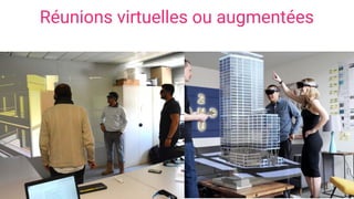 Réunions virtuelles ou augmentées
 