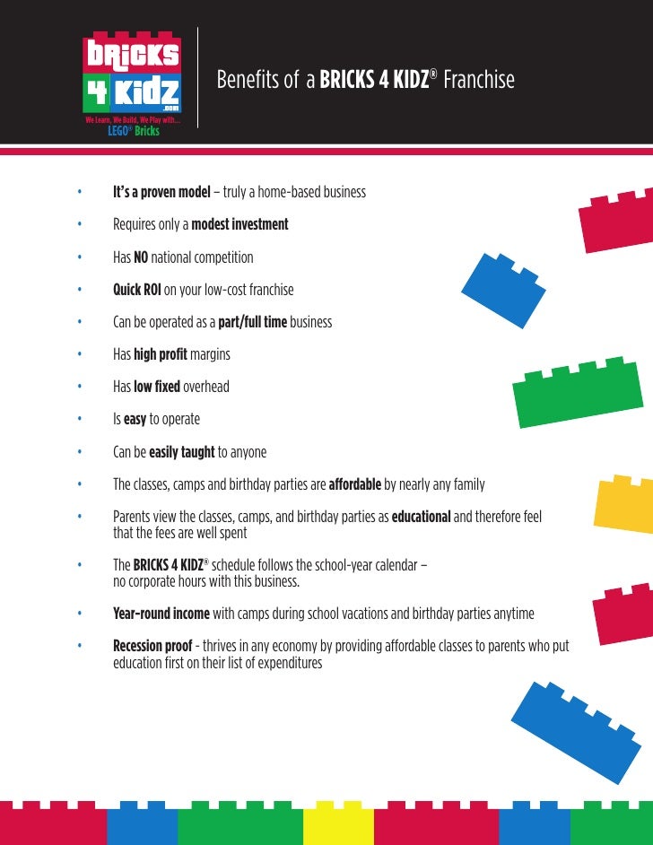 bricks for kidz franchise