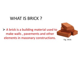 Brick seminar | PPTX
