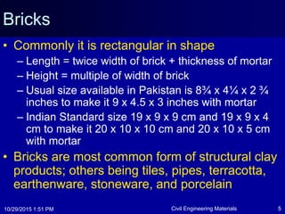 Standard Size Bricks Report.pdf Bricks lecutre | PDF