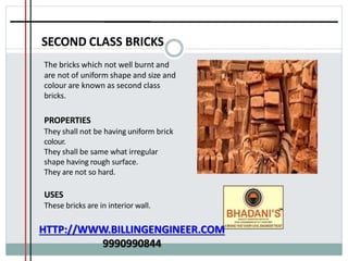 Brick work Notes Tutorial PDF Free Donwnload Presentation | PPTX