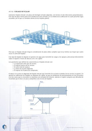Forjado Reticular Bricolage manual de aligeramiento de estructuras con poliestireno | PDF