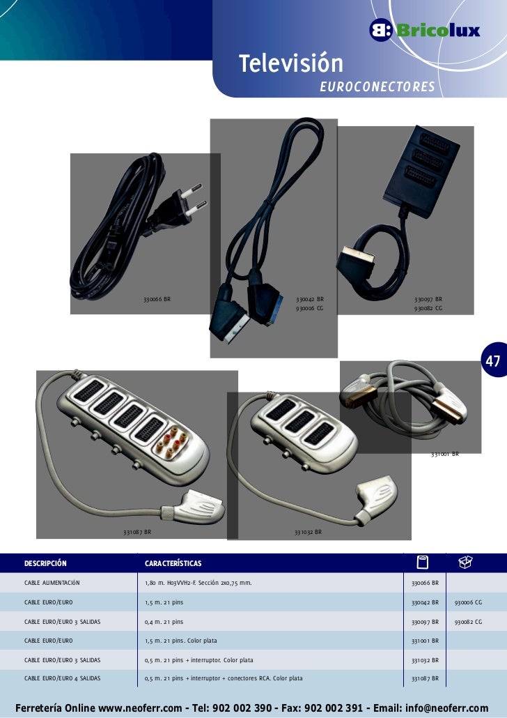 Cable de alimentaci/ón el/éctrica tipo HO3VVH2-F con 2 hilos de 0,75 mm2,/ marr/ón / 10/ m