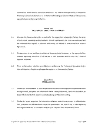 Function Agreement Form BRICS Multilateral Cooperation Agreement on Innovation Fortaleza Brazil ...