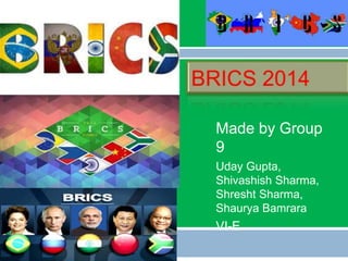 Made by Group
9
Uday Gupta,
Shivashish Sharma,
Shresht Sharma,
Shaurya Bamrara
VI-E
 