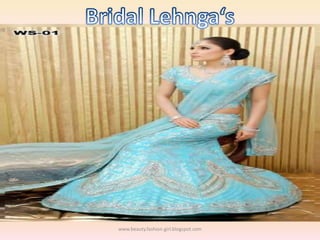 www.beauty.fashion.girl.blogspot.com Bridal Lehnga‘s 