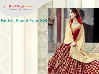 Brides, Flaunt Your Style with Exquisite Velvet Leh
 