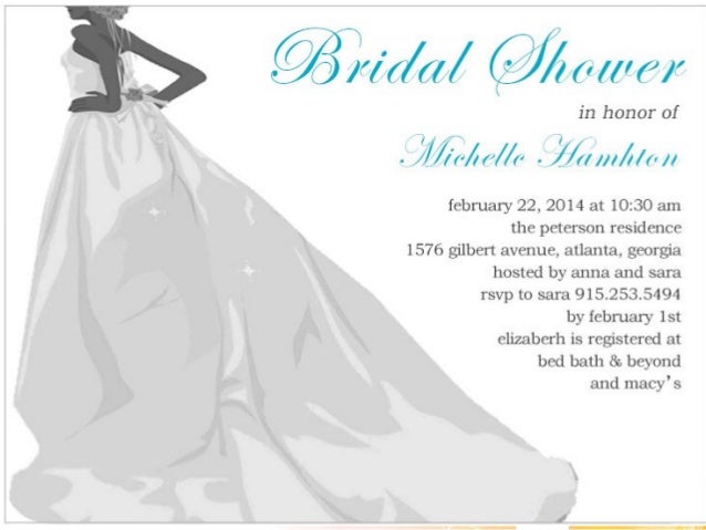 bridal shower invitation cards