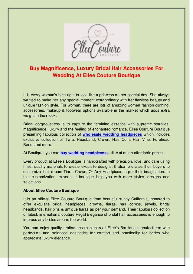 Bridal Tiaras And Headbands