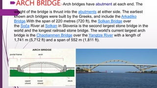 Bridge,types of bridges | PPTX