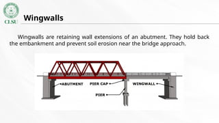 Superstructure and Substructure of a Bridge (Bridge Engineering) | PPTX