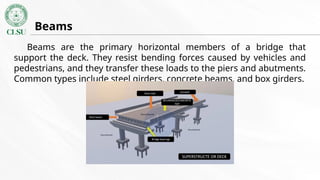 Superstructure and Substructure of a Bridge (Bridge Engineering) | PPTX