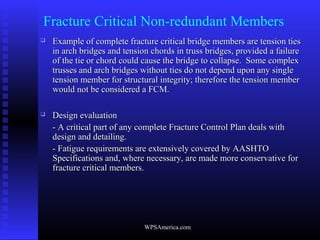 Bridge code aashto aws d1.5 | PPT