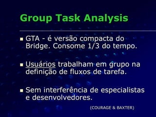 Group Task AnalysisGroup Task Analysis
 