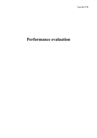 Page 62 of 76
Performance evaluation
 