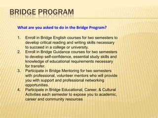 Bridge Program | PPTX