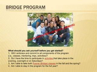 Bridge Program | PPTX