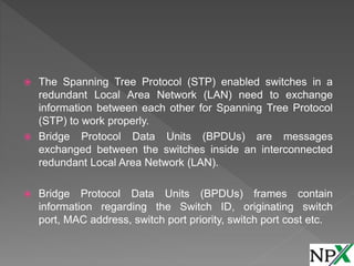 Bridge Protocol Data Unit (BPDU) | PPT