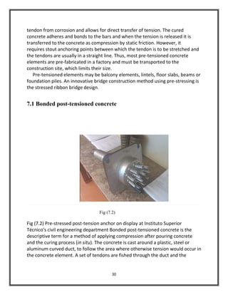 Tendons In Civil Bridge report | PDF