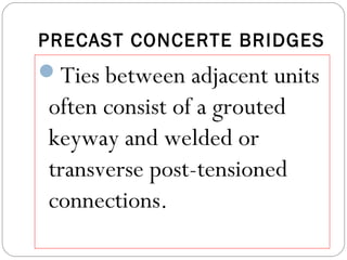 Bridges precast | PPT