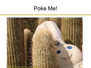 Poke Me! http://flickr.com/photos/theyoungthousands/2225433234/ 