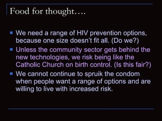 Biomedical HIV prevention | PPT